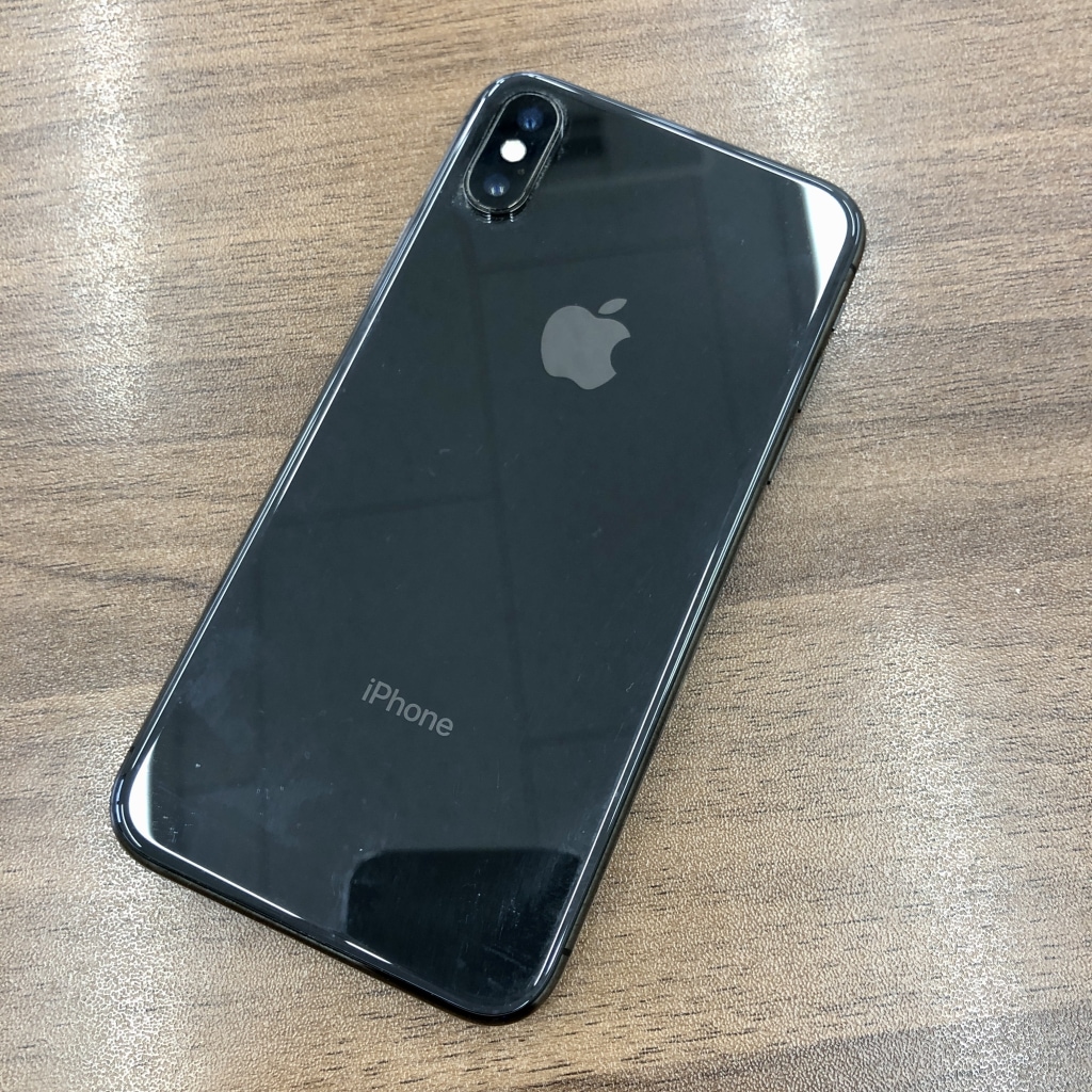 au/SIMロック解除 iPhoneX 256GB スペースグレイ MQC12J/A