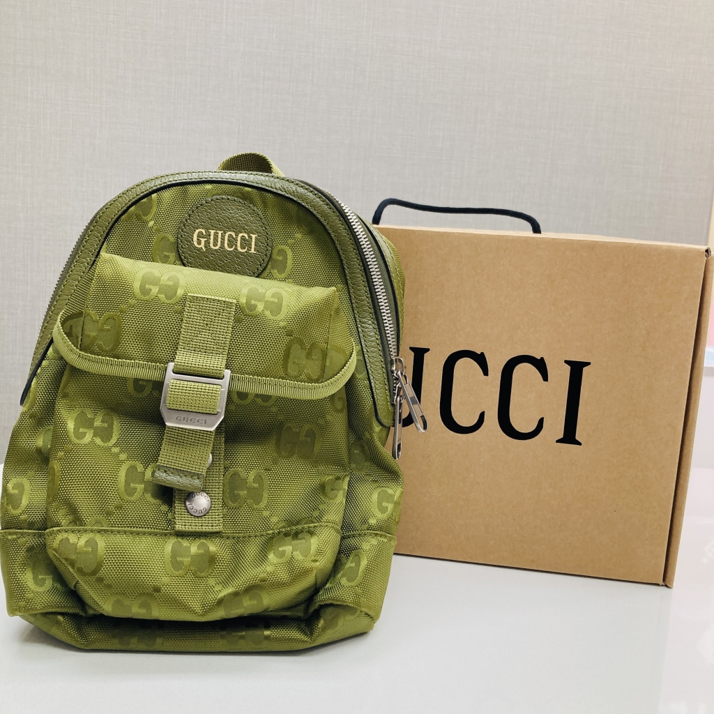 グッチ オフザグリッド ナイロン×レザー ボディバッグ 658631