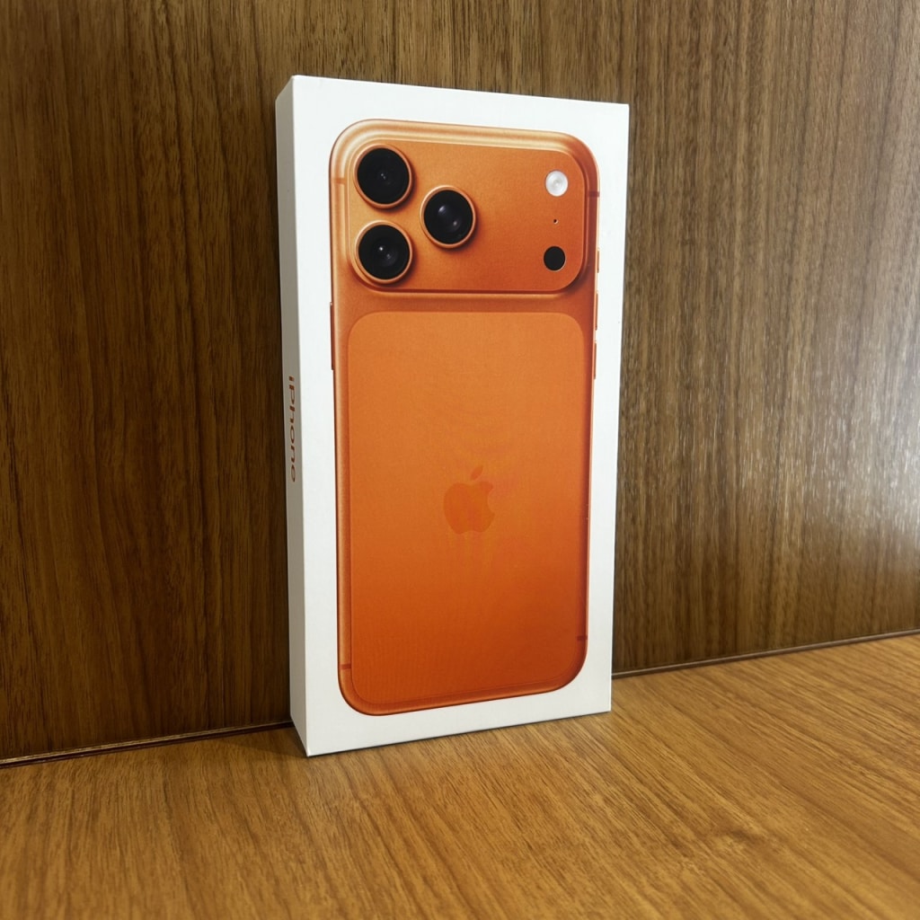 SIMロック解除(Softbank) iPhone17proMax 256GB コズミックオレンジ MFY94J/A
