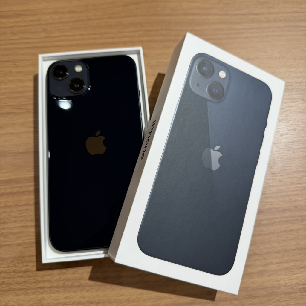 SIMロック解除(Softbank) iPhone13 128GB ミッドナイト MLNC3J/A