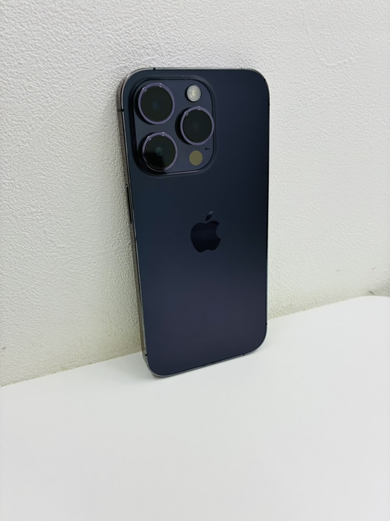 SIMロック解除(softbank) iPhone14Pro 128GB ディープパープル MQ0F3J/A