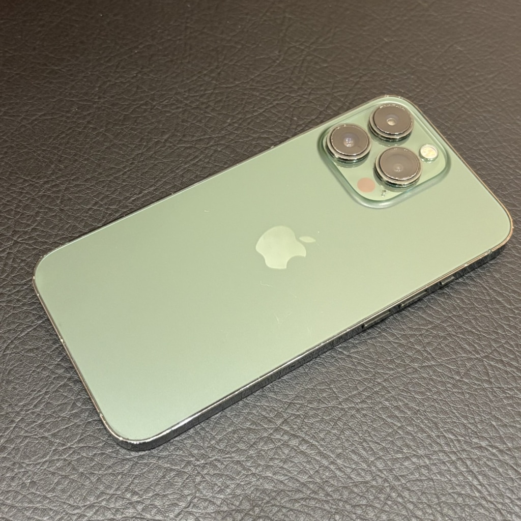 SIMロック解除(au) iPhone13 Pro 128GB アルパイングリーン MNDX3J/A