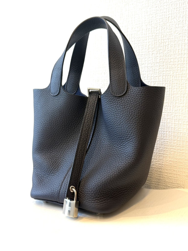 エルメス ピコタンロックPM トリヨン ブルーニュイ