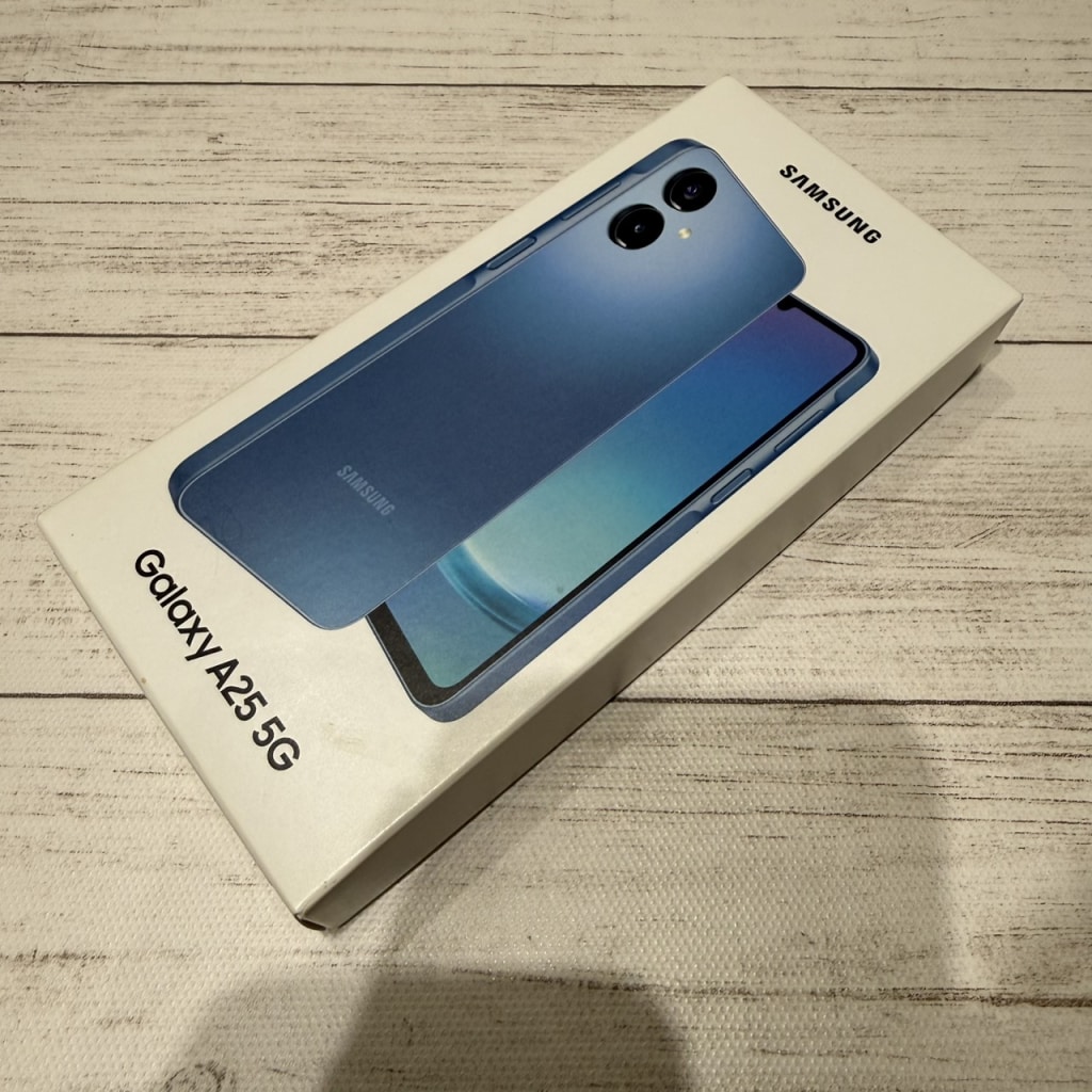 SIMロック解除(au)Galaxy A25 5G SCG33SLA ブルー