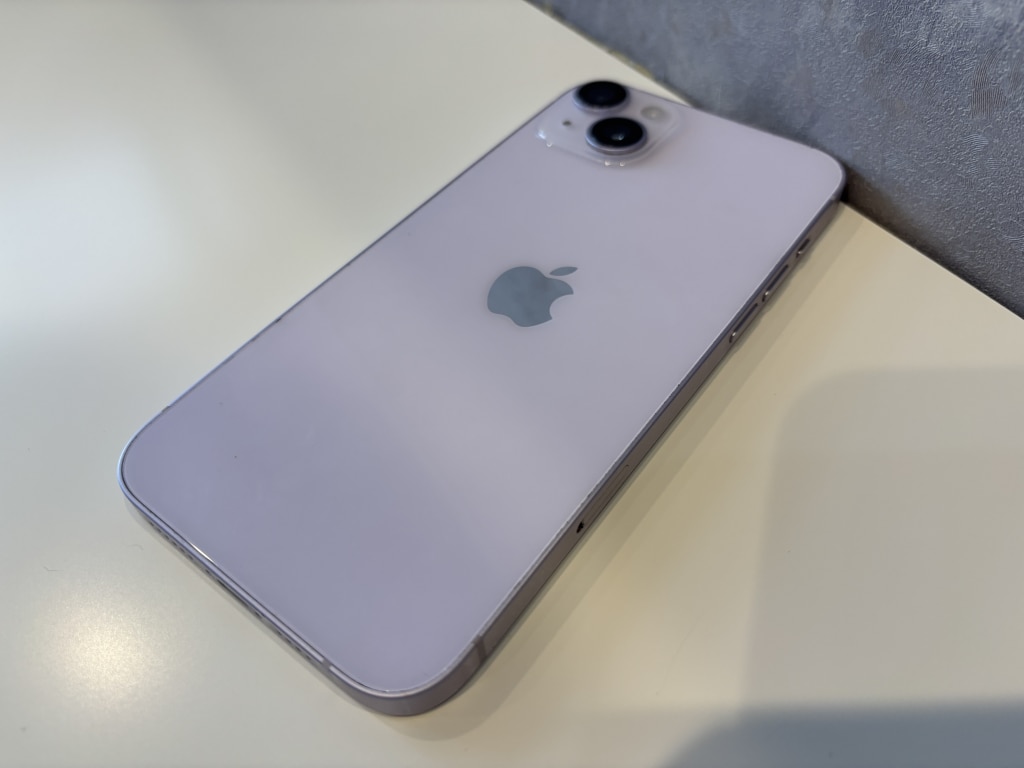 SIMロック解除(au)iPhone14Plus 128GB パープル MQ4E3J/A