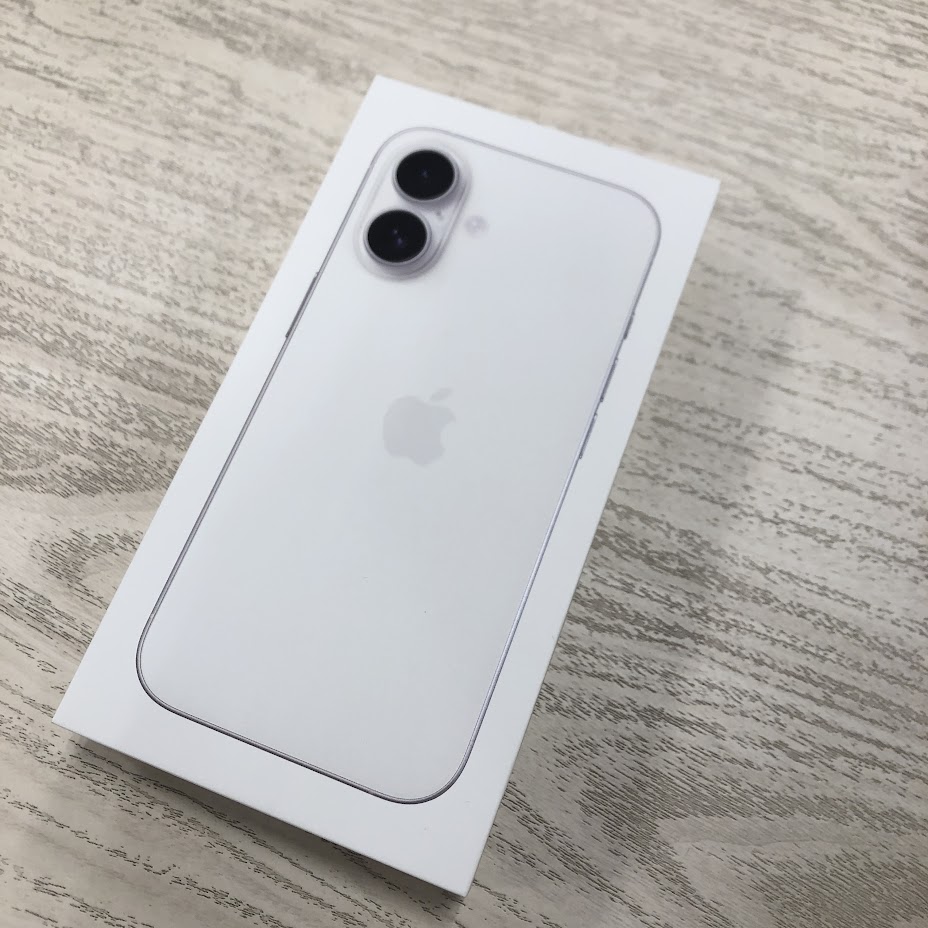 国内版SIMフリー iPhone16 128GB ホワイト MYDR3J/A