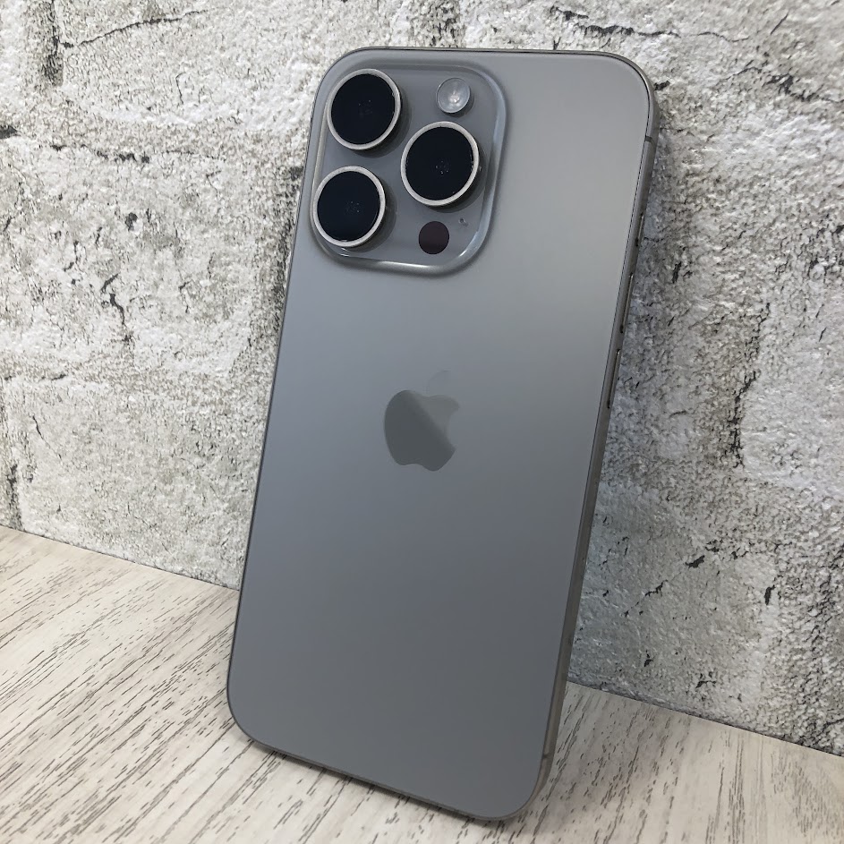 SIMロック解除(au) iPhone15ProMax 256GB ナチュラルチタニウム MU6R3J/A