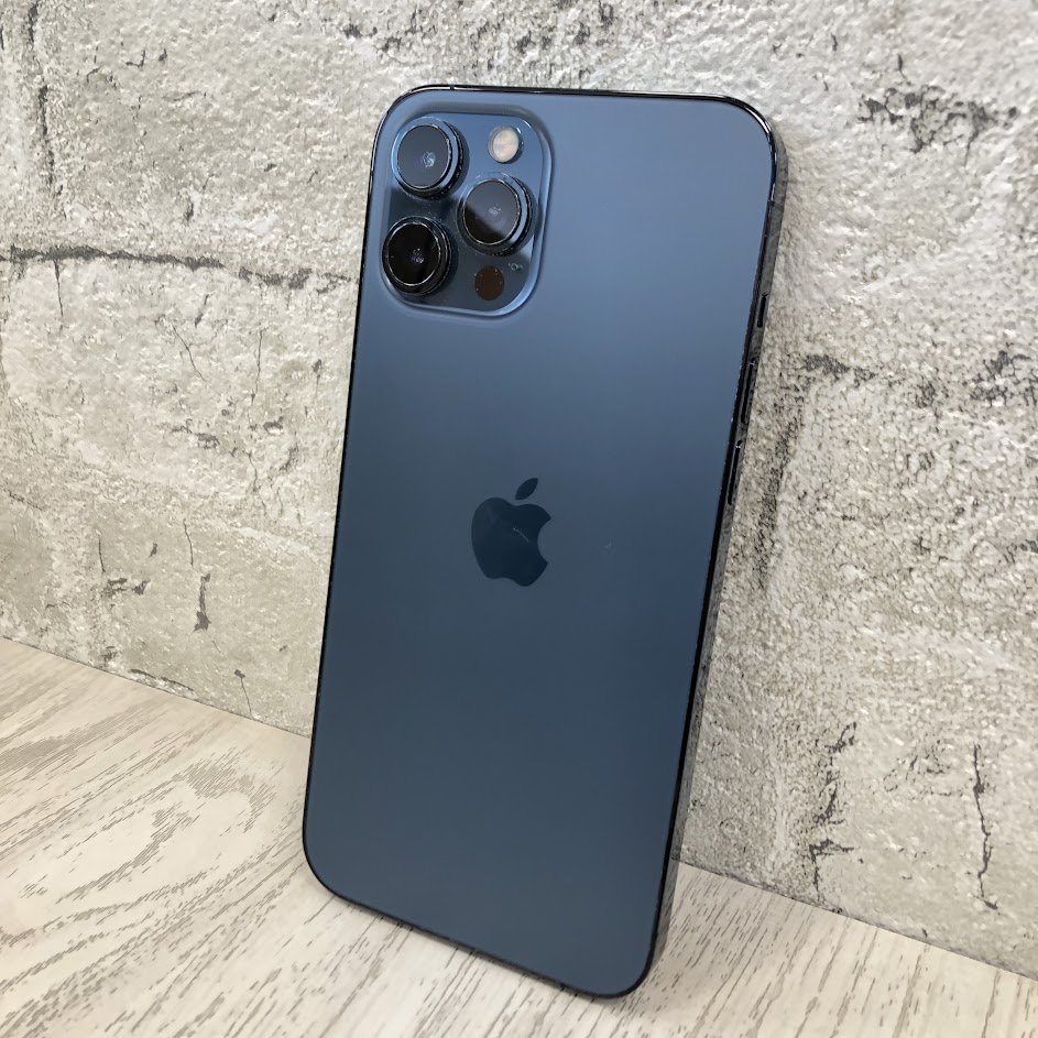 SIMロック解除(au) iPhone12 Pro Max 256GB パシフィックブルー MGD23J/A