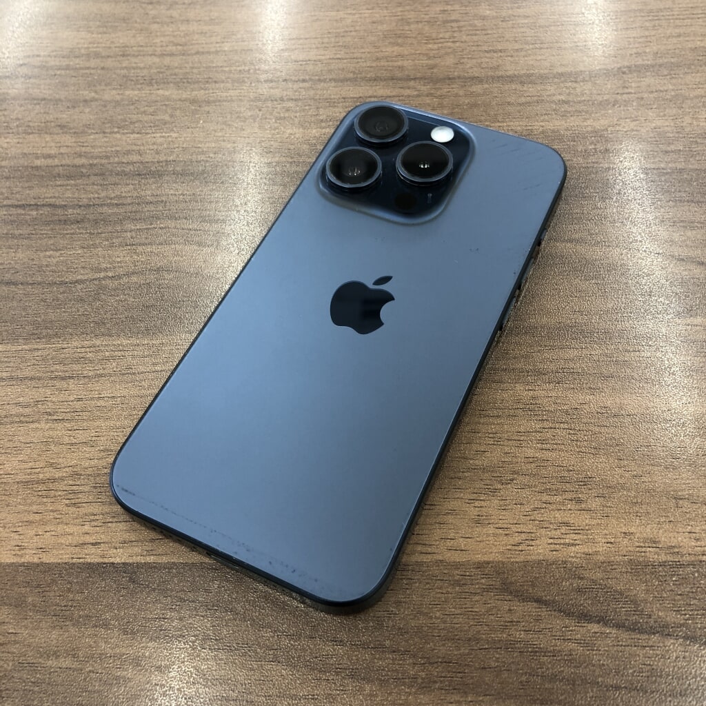softbank/SIMロック解除 iPhone15Pro 128GB ブルーチタニウム MTUA3J/A