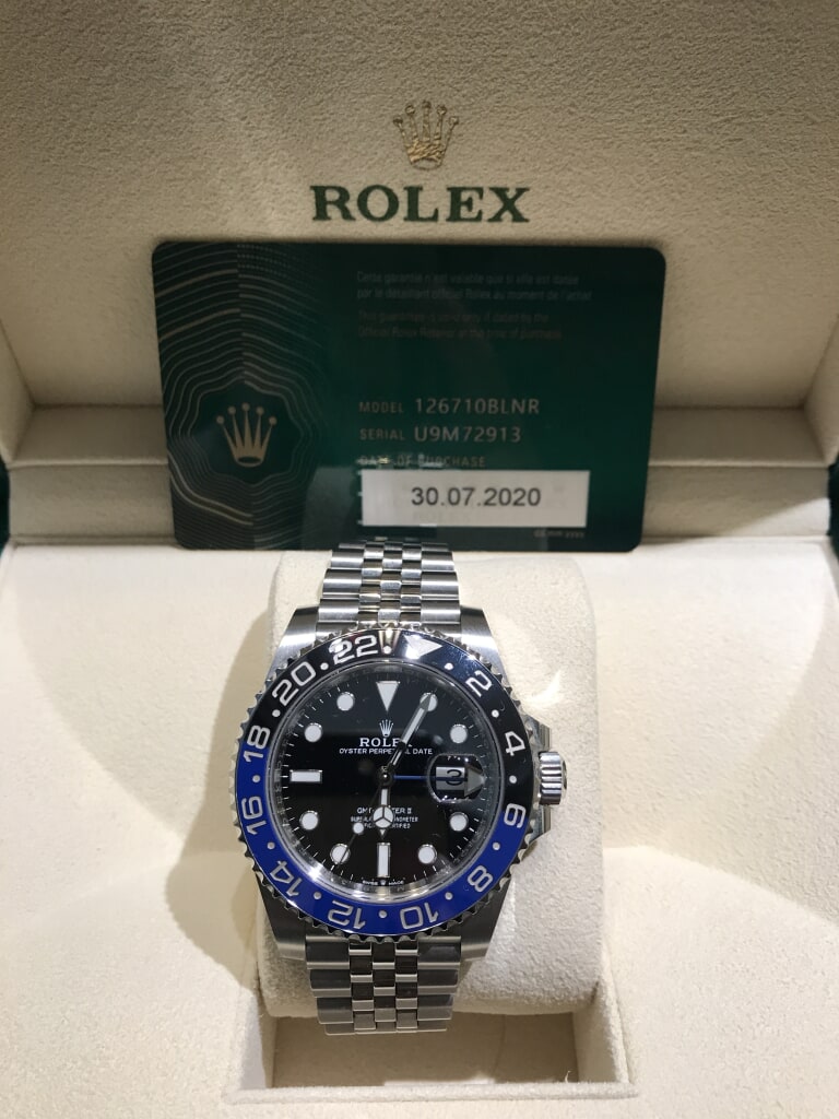 ロレックス GMTマスターⅡ 126710BLNR ジュビリーブレス