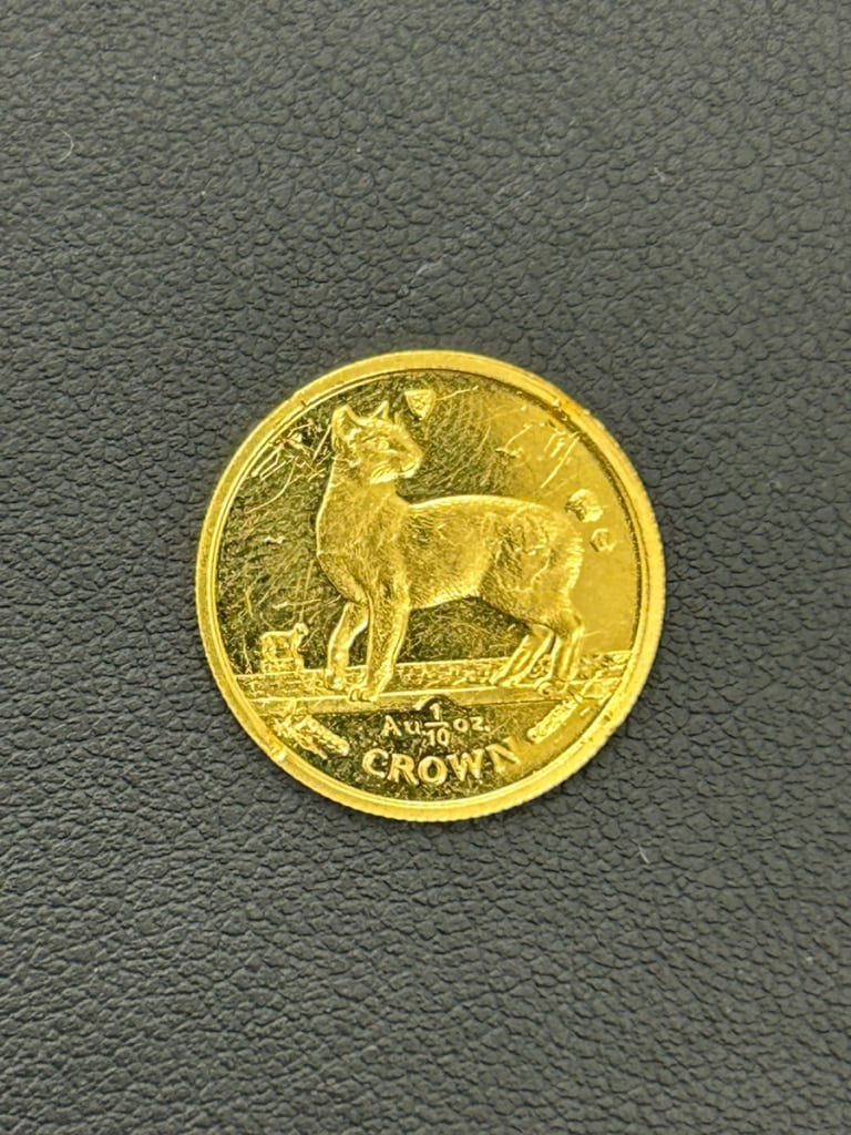 K24 マン島キャット金貨 1/10oz