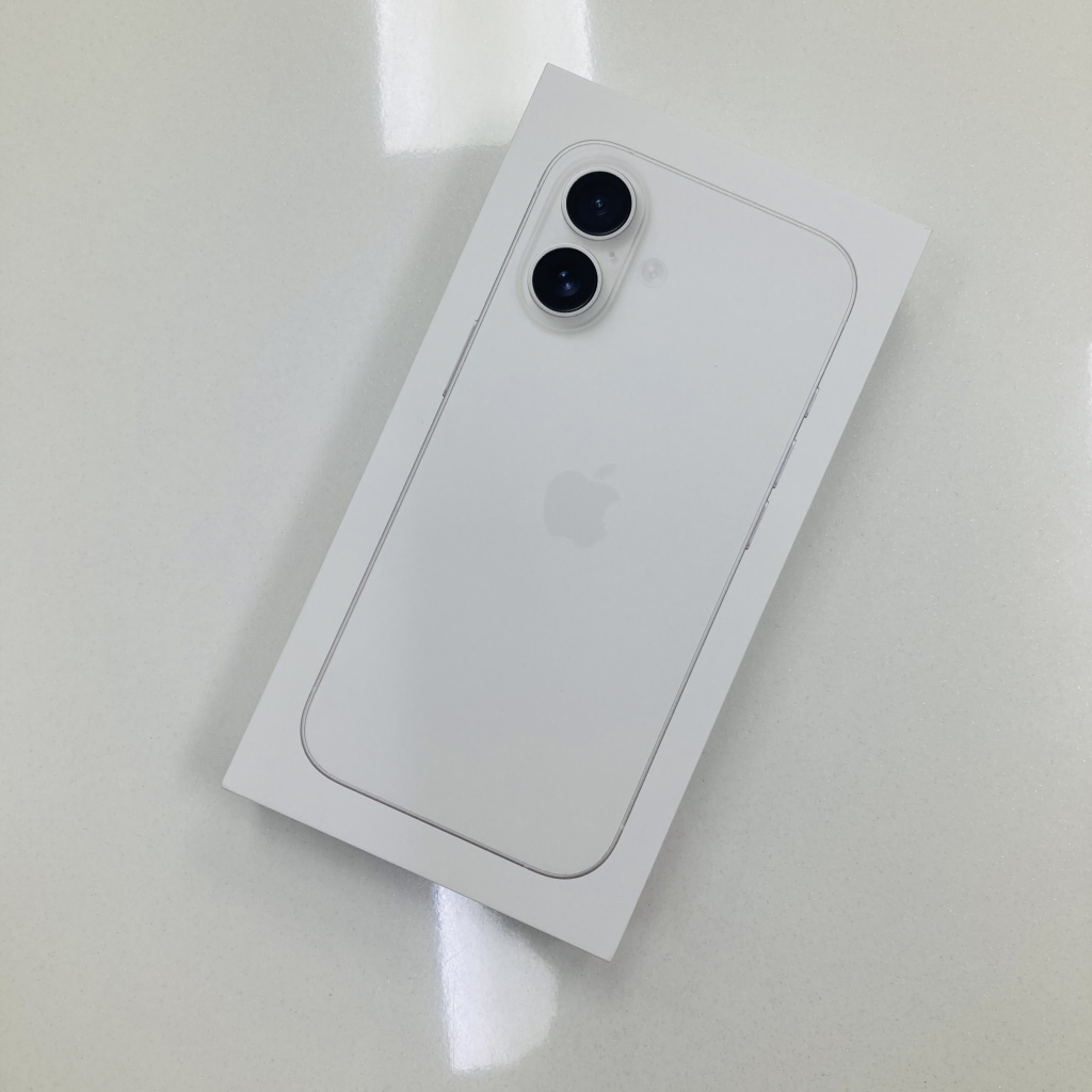 SIMロック解除(docomo) iPhone16 128GB ホワイト MYDR3J/A