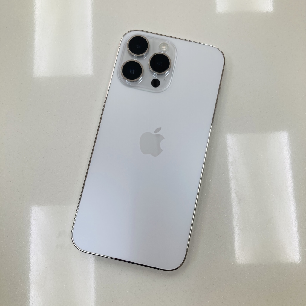 SIMロック解除(softbank) iPhone14 Pro Max 256GB シルバー MQ9C3J/A
