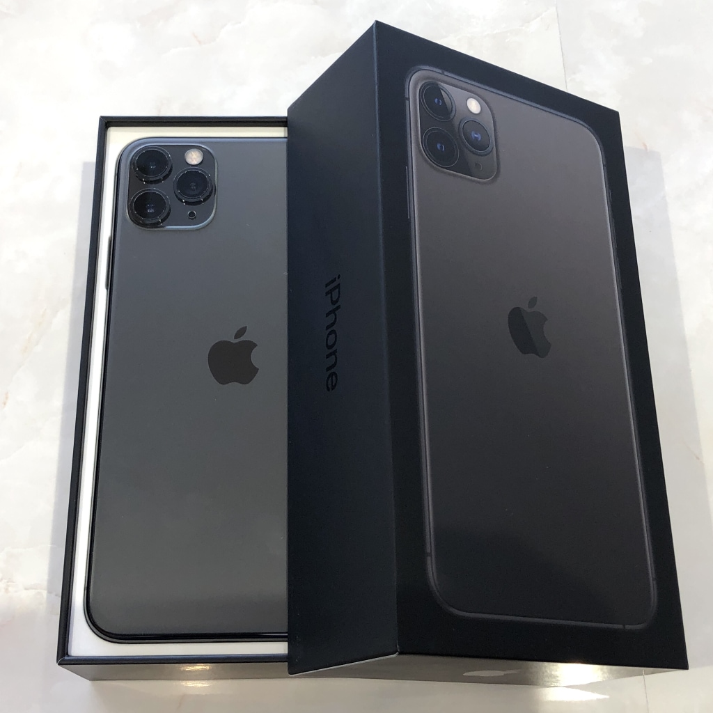 SIMロック解除(Softbank) iPhone11ProMAX 64GB スペースグレイ MWHD2J/A