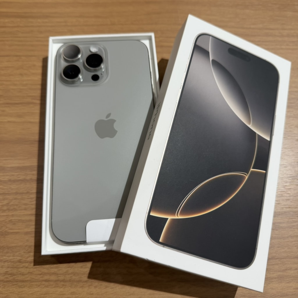 国内版SIMフリー iPhone16ProMax ナチュラルチタニウム 256GB MYWK3J/A