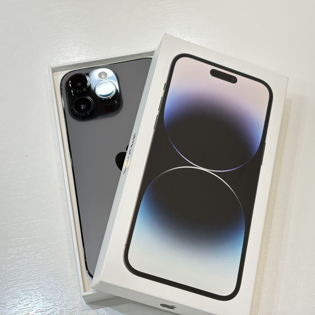 SIMロック解除(au) iPhone14ProMax 256GB スペースブラック MQ9A3J/A