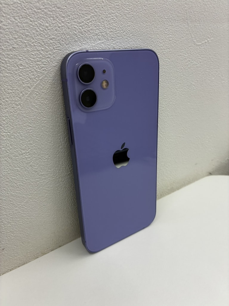 SIMロック解除(au) iPhone12 64GB パープル MJNH3J/A
