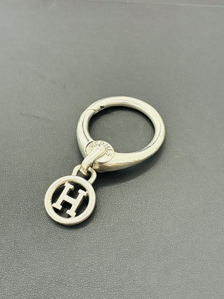 HERMÈS エルメス Hロゴ キーリング SV925