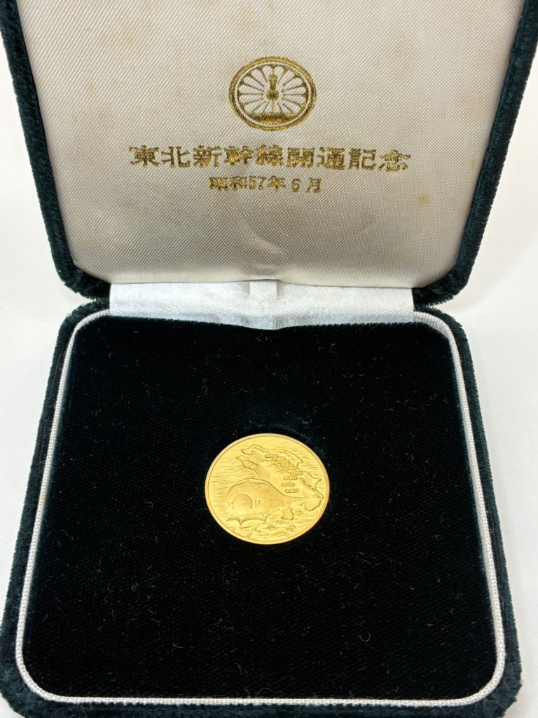 K24 東北新幹線開通記念金貨