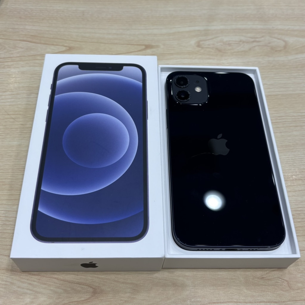 SIMロック解除(Softbank) iPhone12 128GB ブラック MGHU3J/A