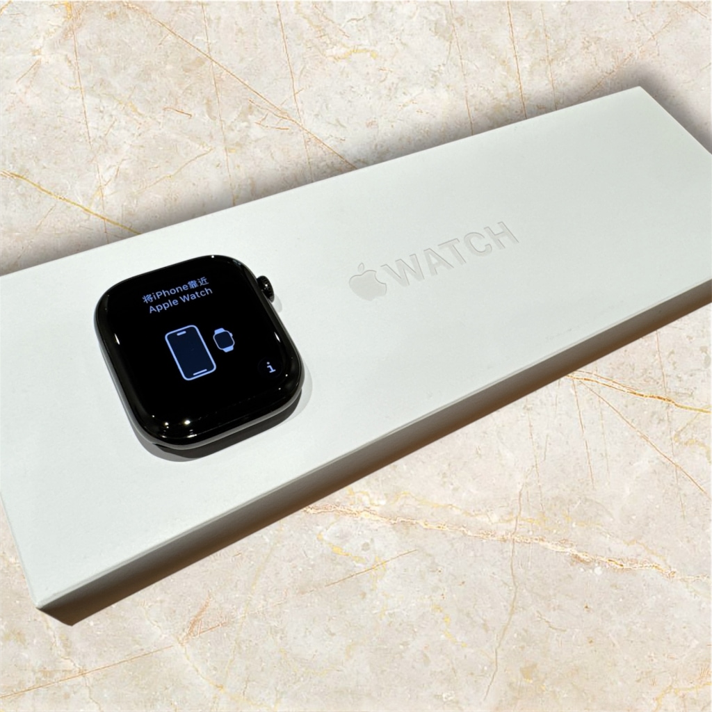 Apple Watch Series11 46mm Cellular スレートチタニウムケース/スレートミラネーゼループ (S/M) MFD34J/A