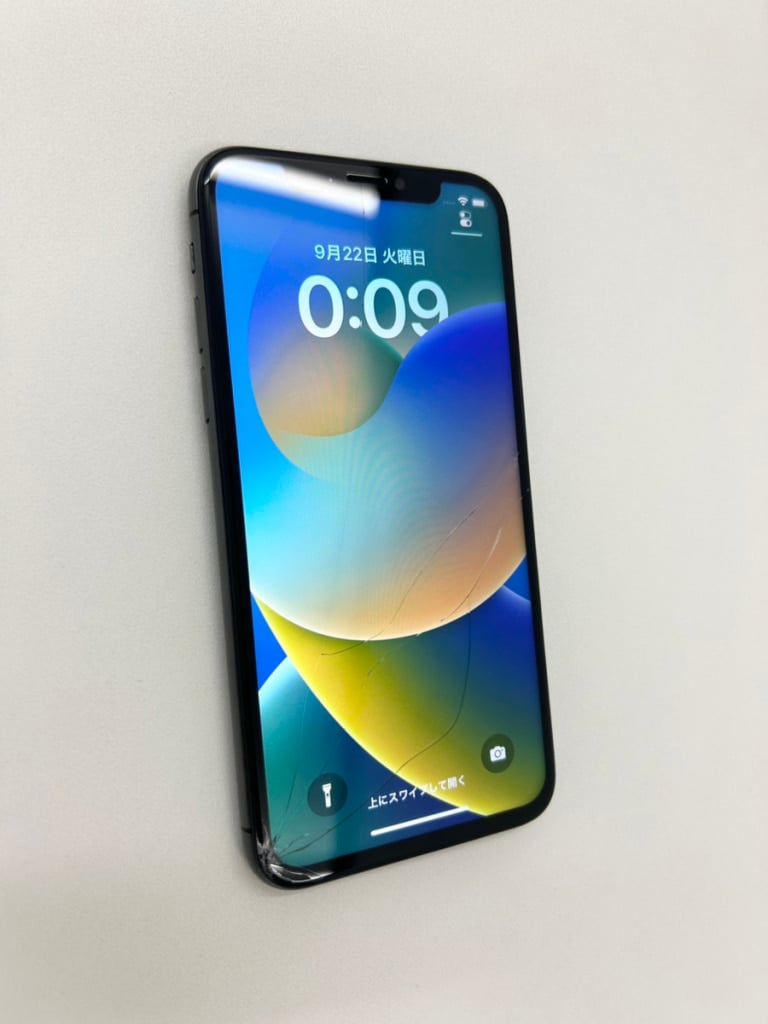 SIMロック解除(Softbank) iPhoneX 256GB スペースグレイ NQC12J/A