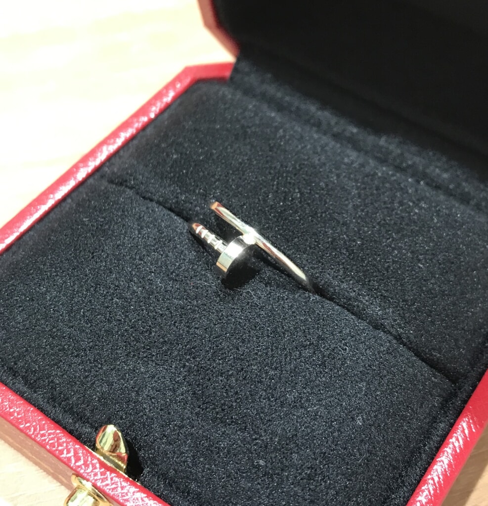 カルティエ ジュストアンクル スモールリング