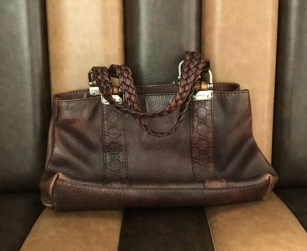 グッチ グッチシマ バンブー ハンドバッグ 232947