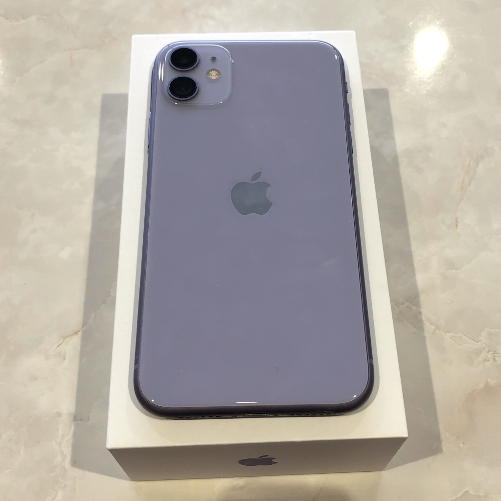 SIMロック解除(Softbank) iPhone11 128GB パープル MWM52J/A