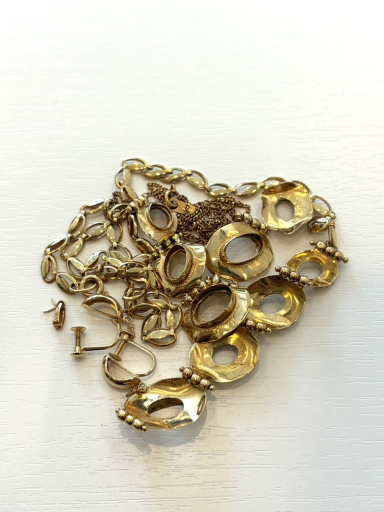 K18 ネックレス ピアス トップ