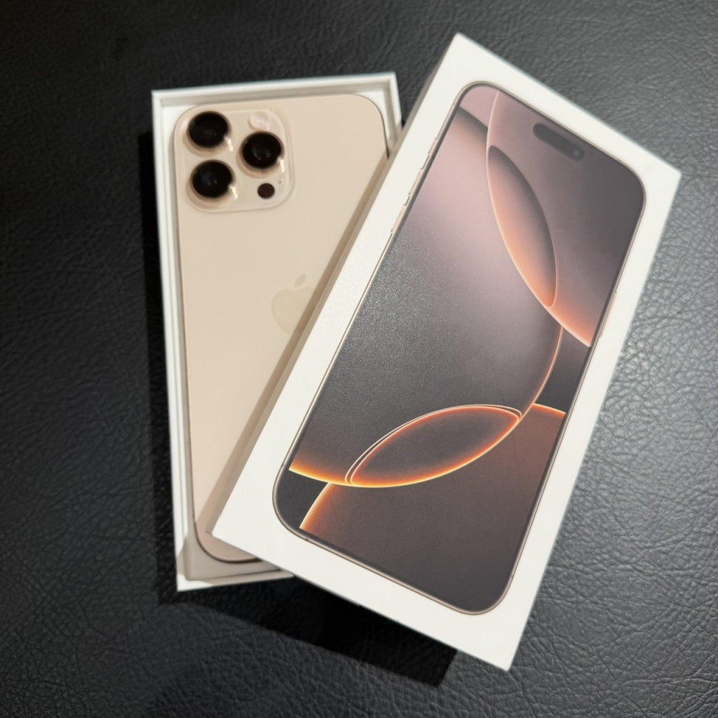 国内版SIMフリー iPhone16ProMax デザートチタニウム MYWJ3J/A