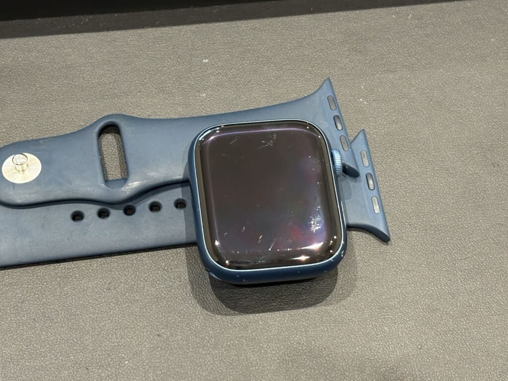 Apple Watch Series 7 GPSモデル 45mmブルーアルミニウムケース MKN83J/A