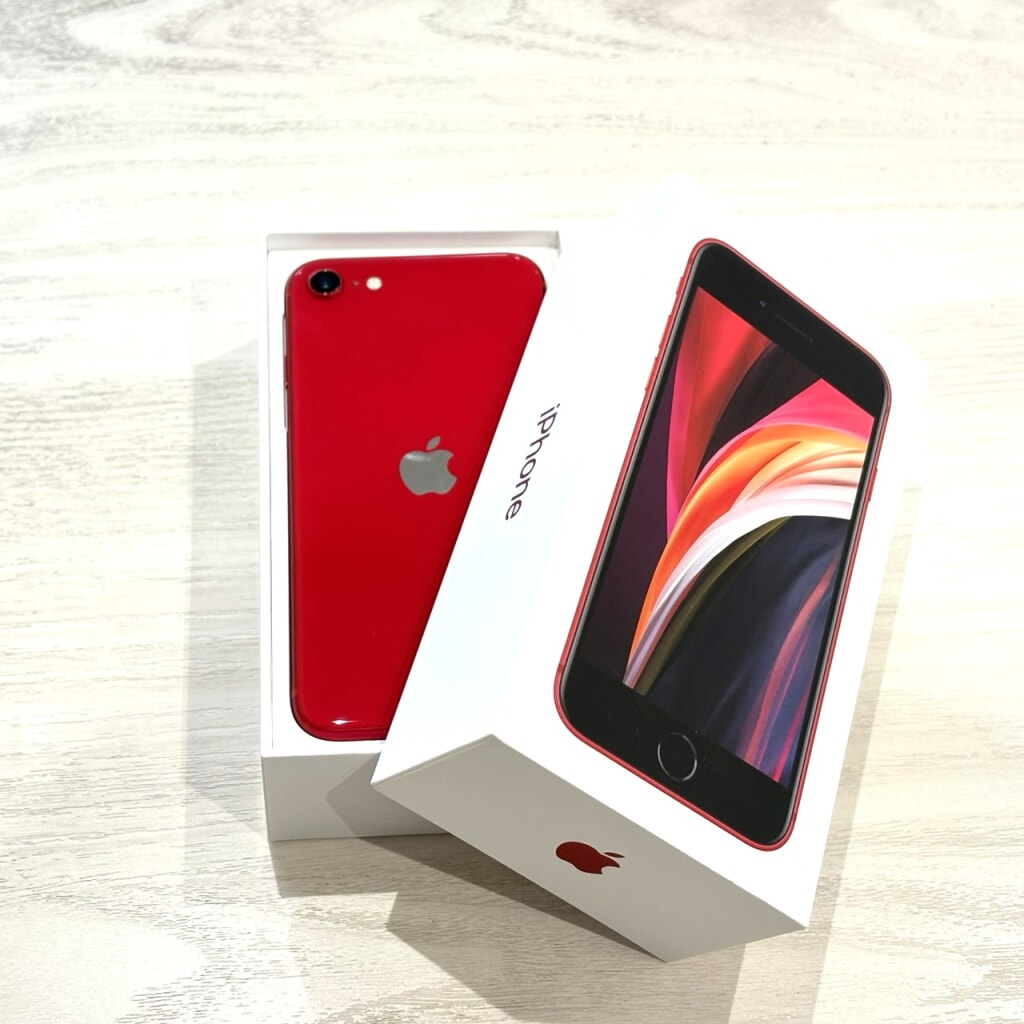 SIMロック解除(au)	iPhoneSE2 64GB レッド MX9U2J/A