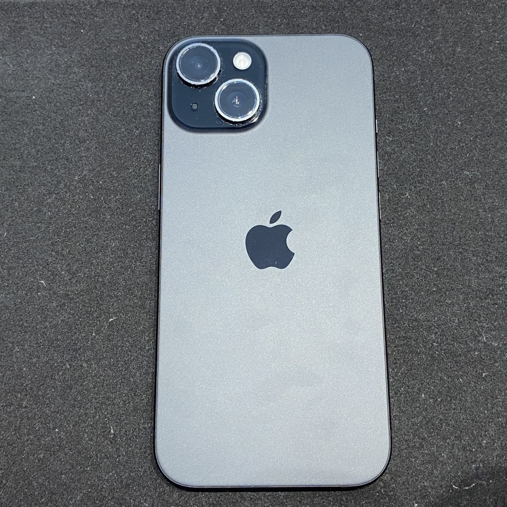 SIMロック解除(au) iPhone15 128GB ブラック MTMH3J/A