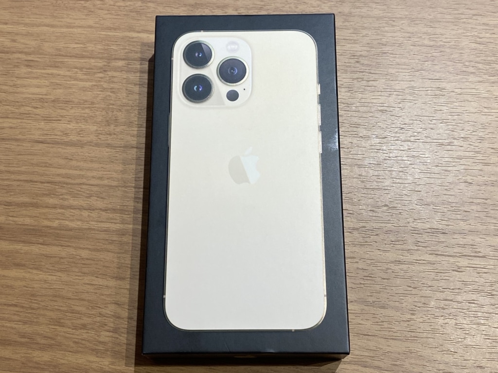 SIMロック解除(au) iPhone13 Pro 256GB ゴールド MLUQ3J/A
