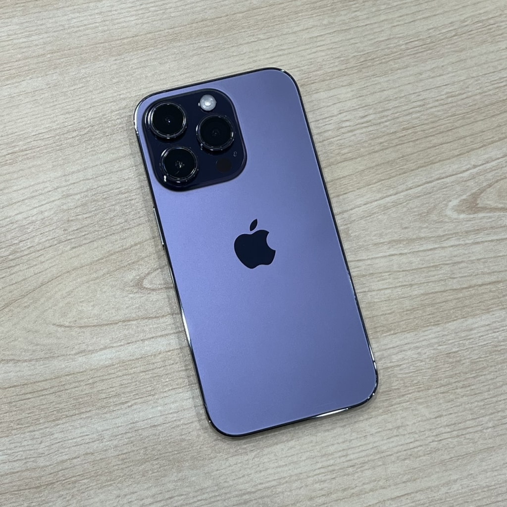 SIMロック解除(Softbank) iPhone14 Pro 128GB ディープパープル NQ0F3J/A