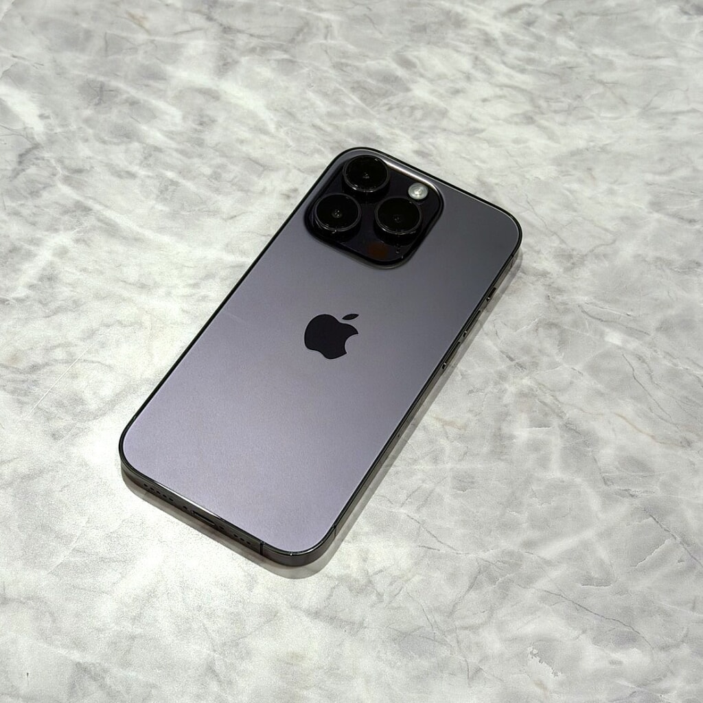 SIMロック解除(Softbank) iPhone14Pro 256GB ディープパープル MQ1E3J/A