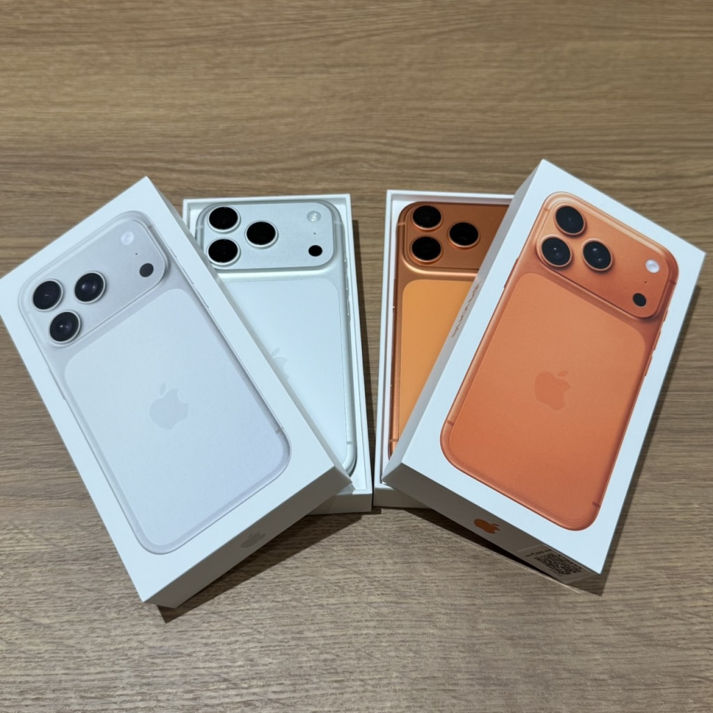 iPhone17 Pro 256GB シルバー/オレンジ
