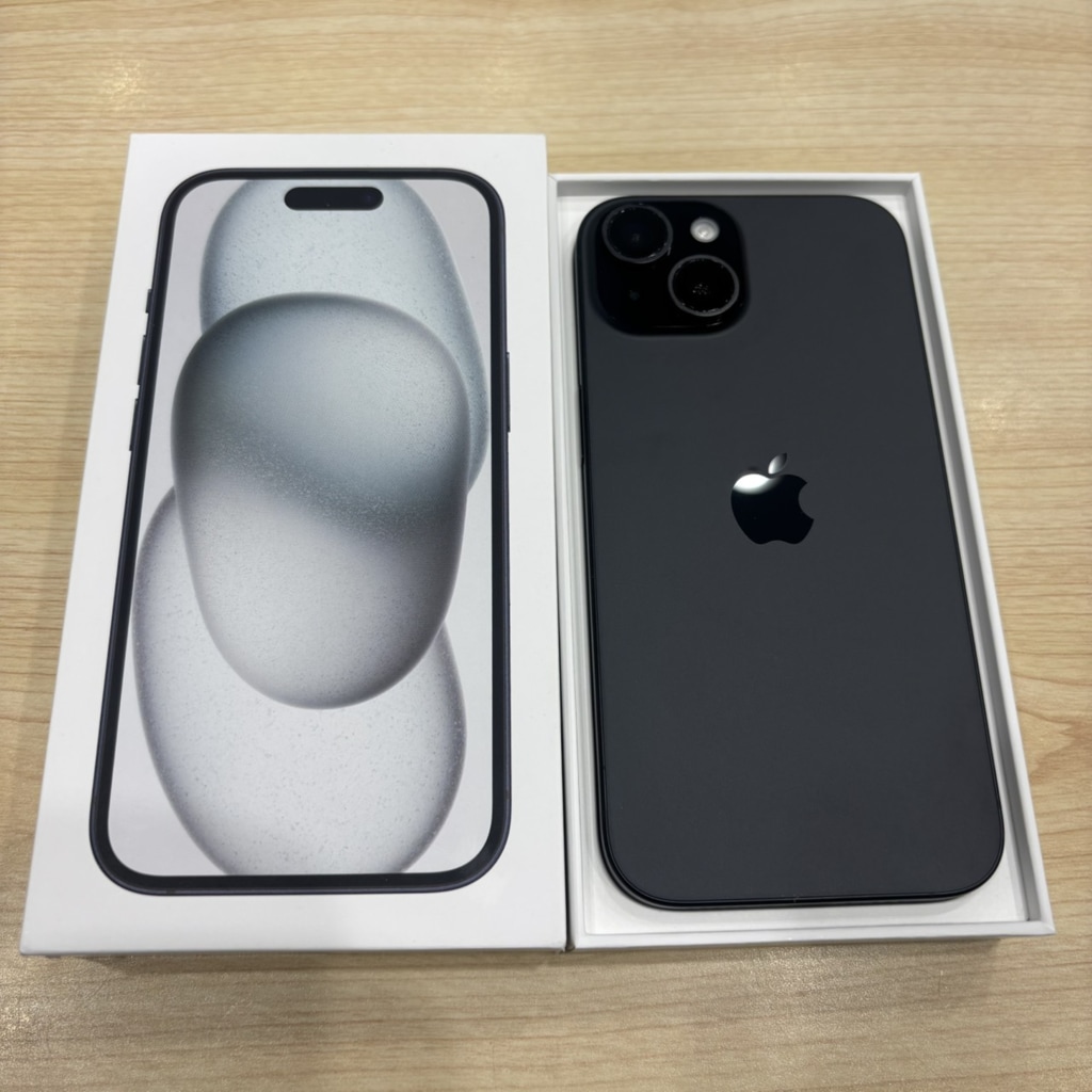 SIMロック解除(docomo) iPhone15 128GB ブラック MTMH3J/A