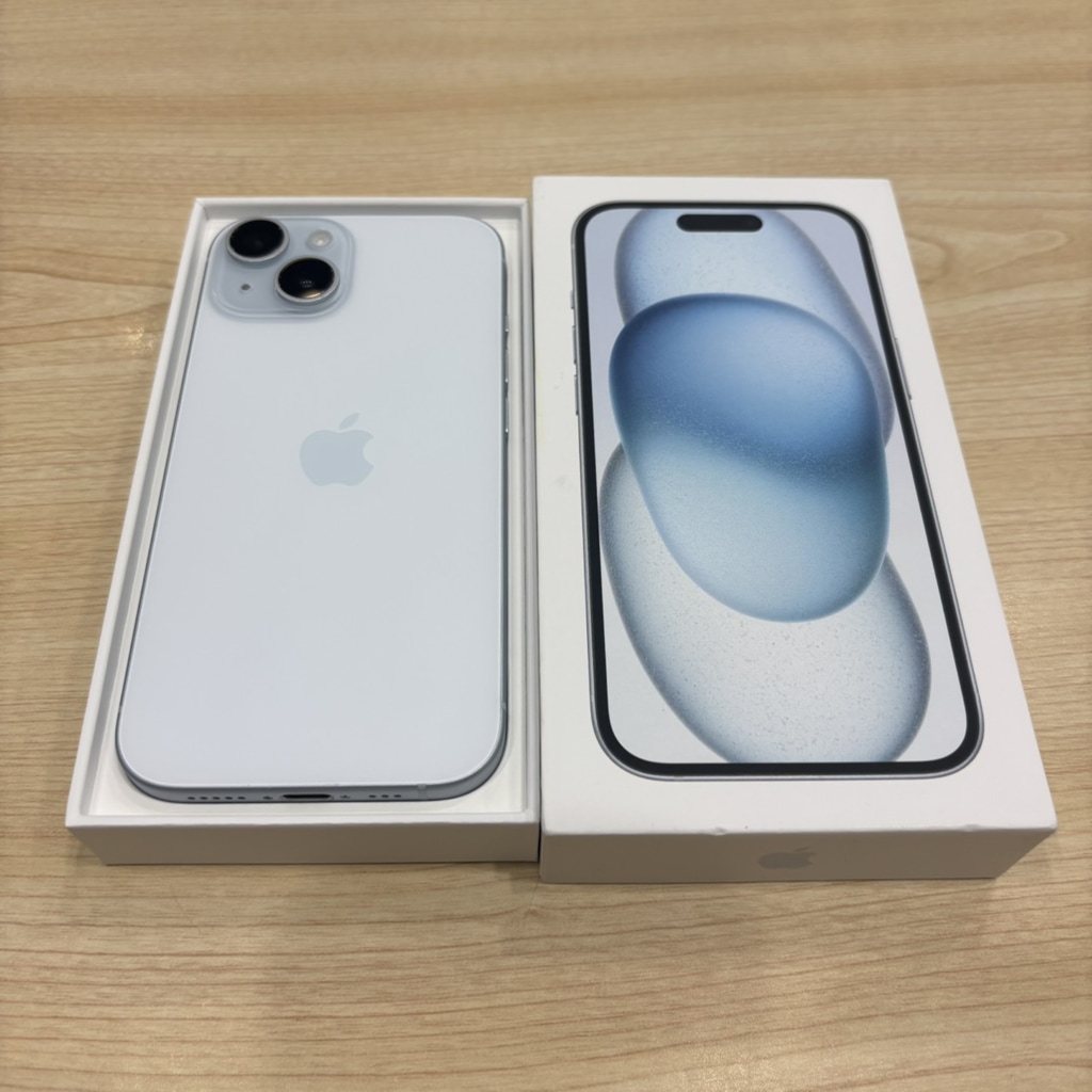 SIMロック解除(Softbank) iPhone15 128GB ブルー MTML3J/A