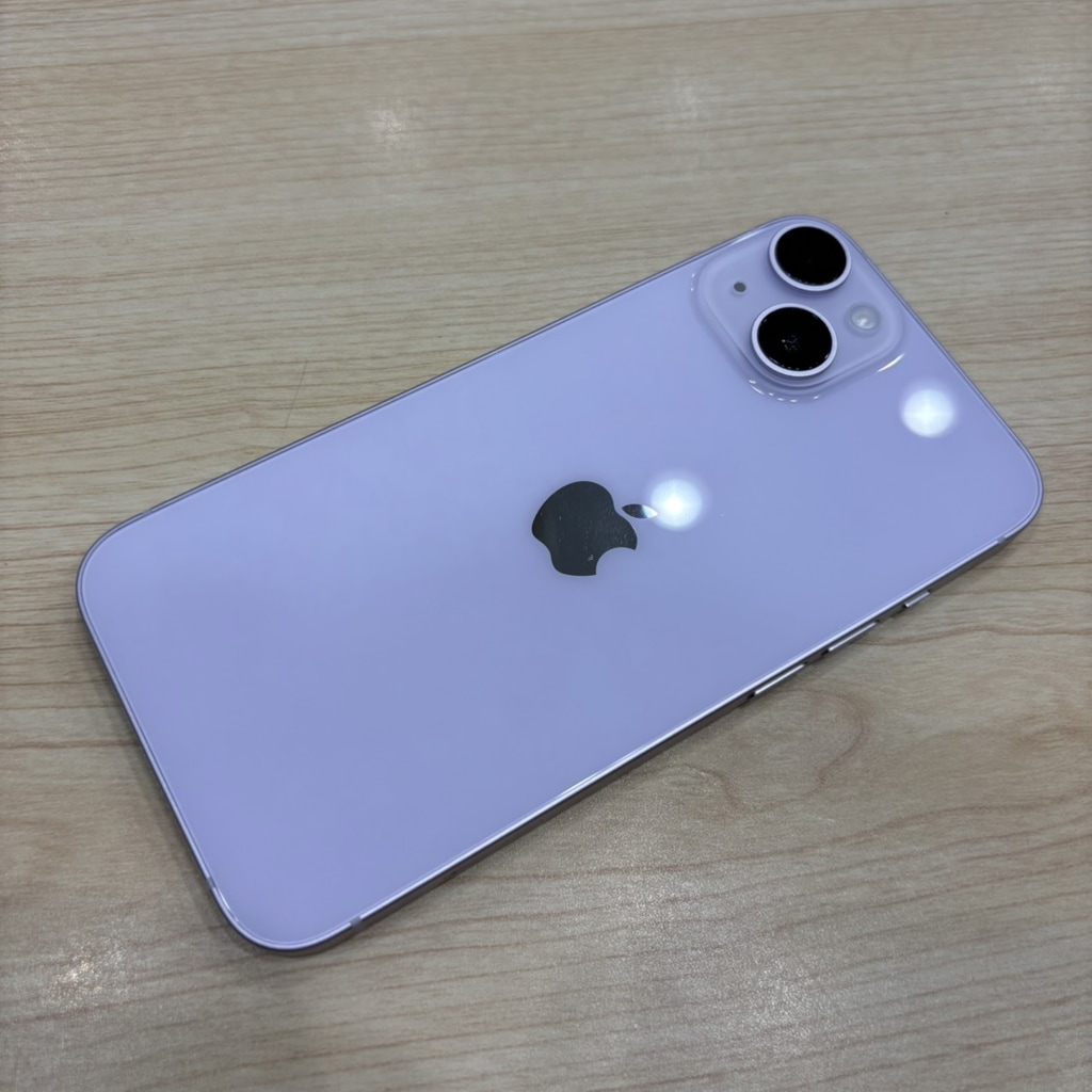 SIMロック解除(au) iPhone14 128GB パープル MPUY3J/A