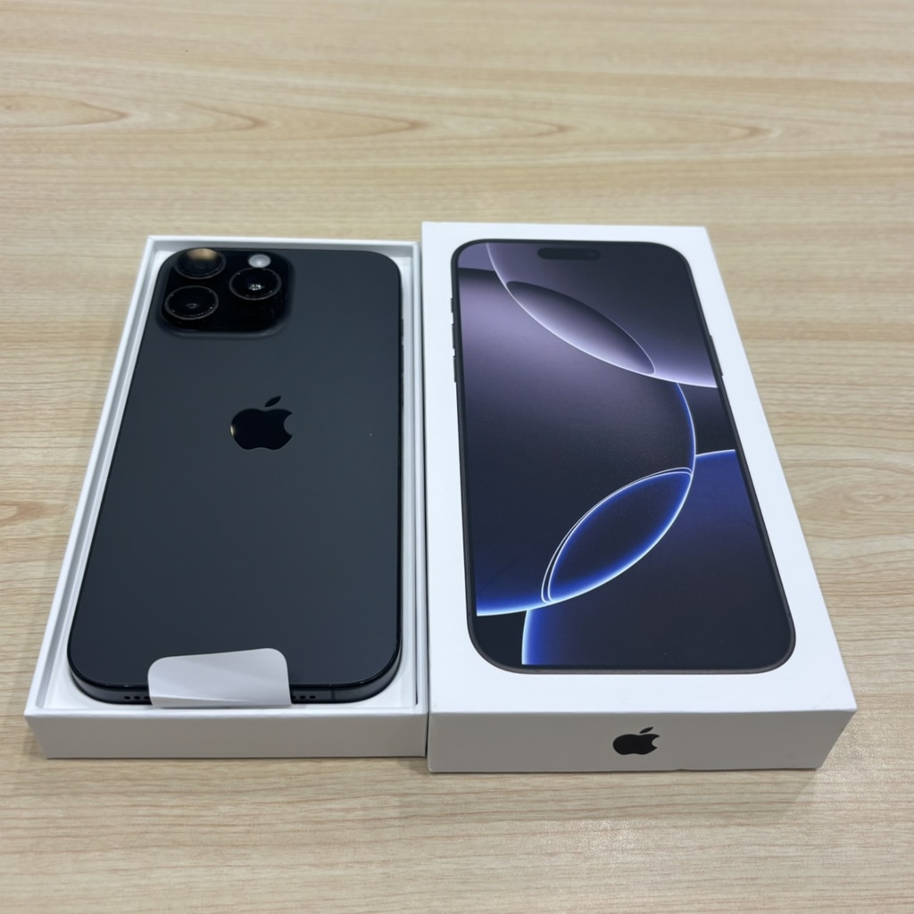 国内版SIMフリー iPhone16ProMax 256GB ブラックチタニウム MYWG3J/A