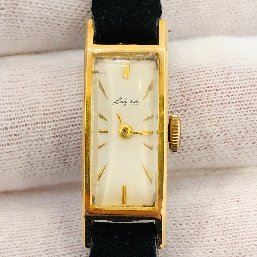 SEIKO レディ セイコー クォーツ 4002 K18