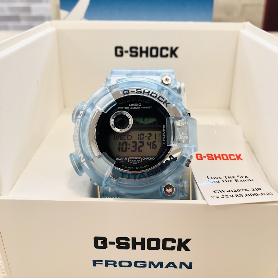 カシオ G-SHOCK フロッグマン イルカクジラ GW-8202K-2JR