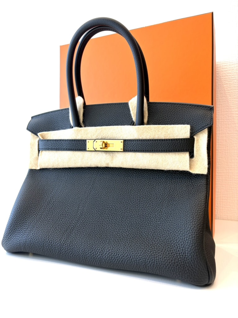 エルメス バーキン30 トゴ ブラック ゴールド金具 B刻印