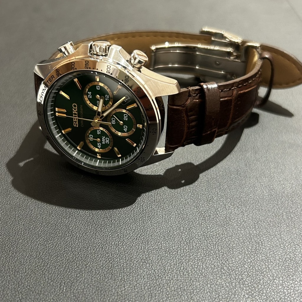 SEIKO SELECTION SPIRIT 8Tクロノグラフ 電池式 腕時計 SBTR017
