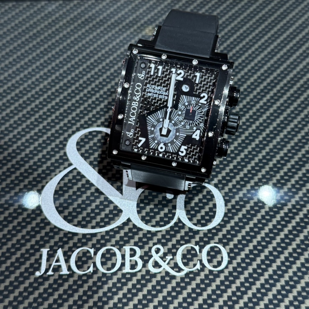 ジェイコブ エピックⅠ JC-V2Q2B 黒文字盤