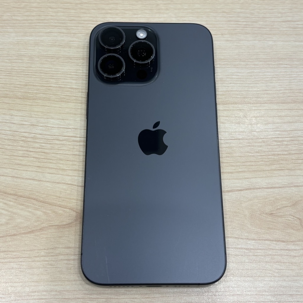国内版SIMフリー iPhone15ProMax 1TB ブラックチタニウム MU6Y3J/A