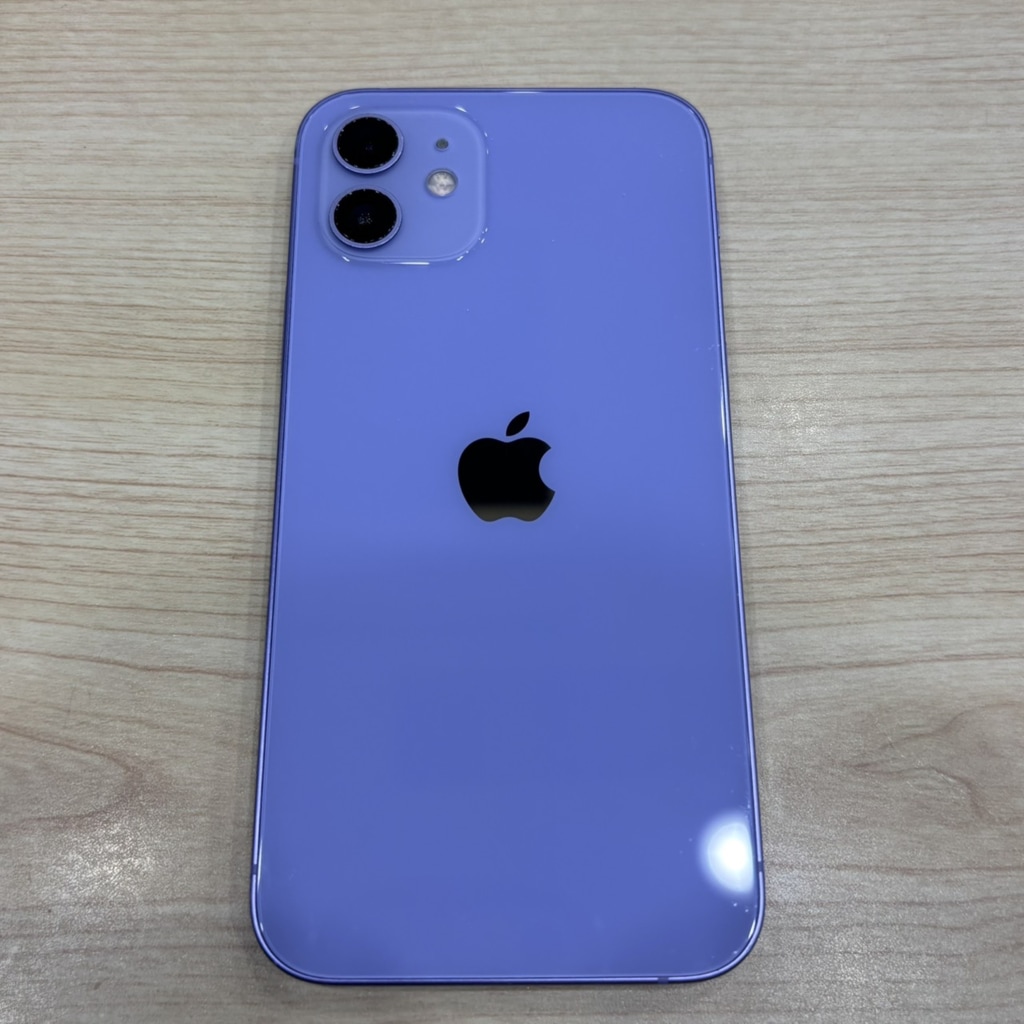 SIMロック解除(au) iPhone12 64GB パープル MJNH3J/A