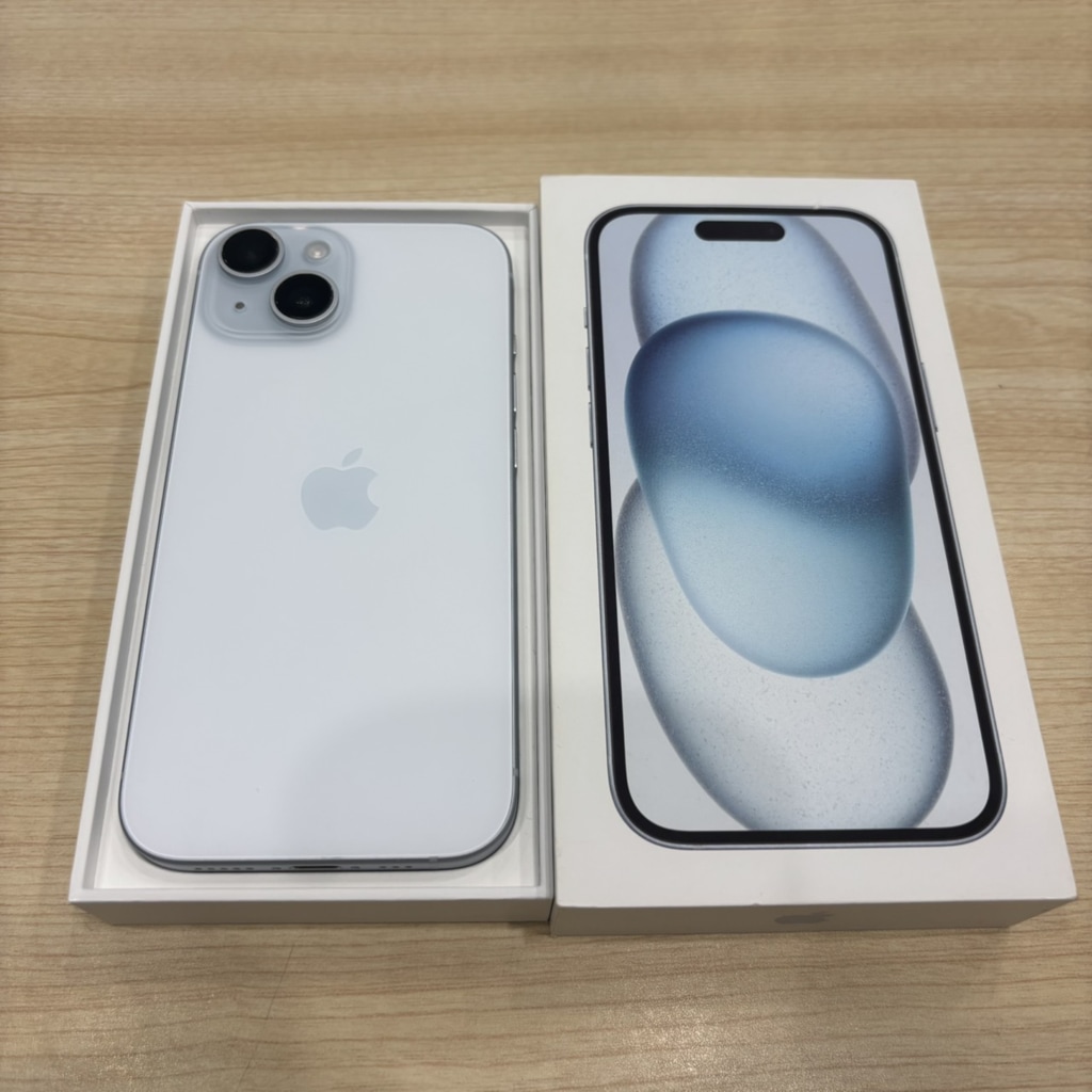 SIMロック解除(Softbank) iPhone15 128GB ブルー MTML3J/A